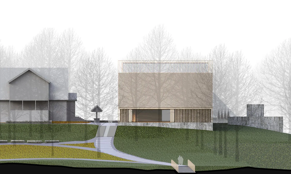 KAS creative architecture studio project A Baranauskas A Žukauskas Vienuolis Museum facade