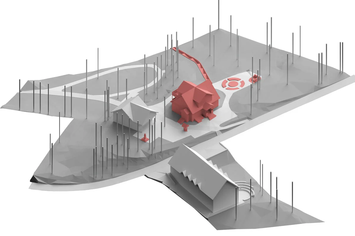 architecture project Museum diagram