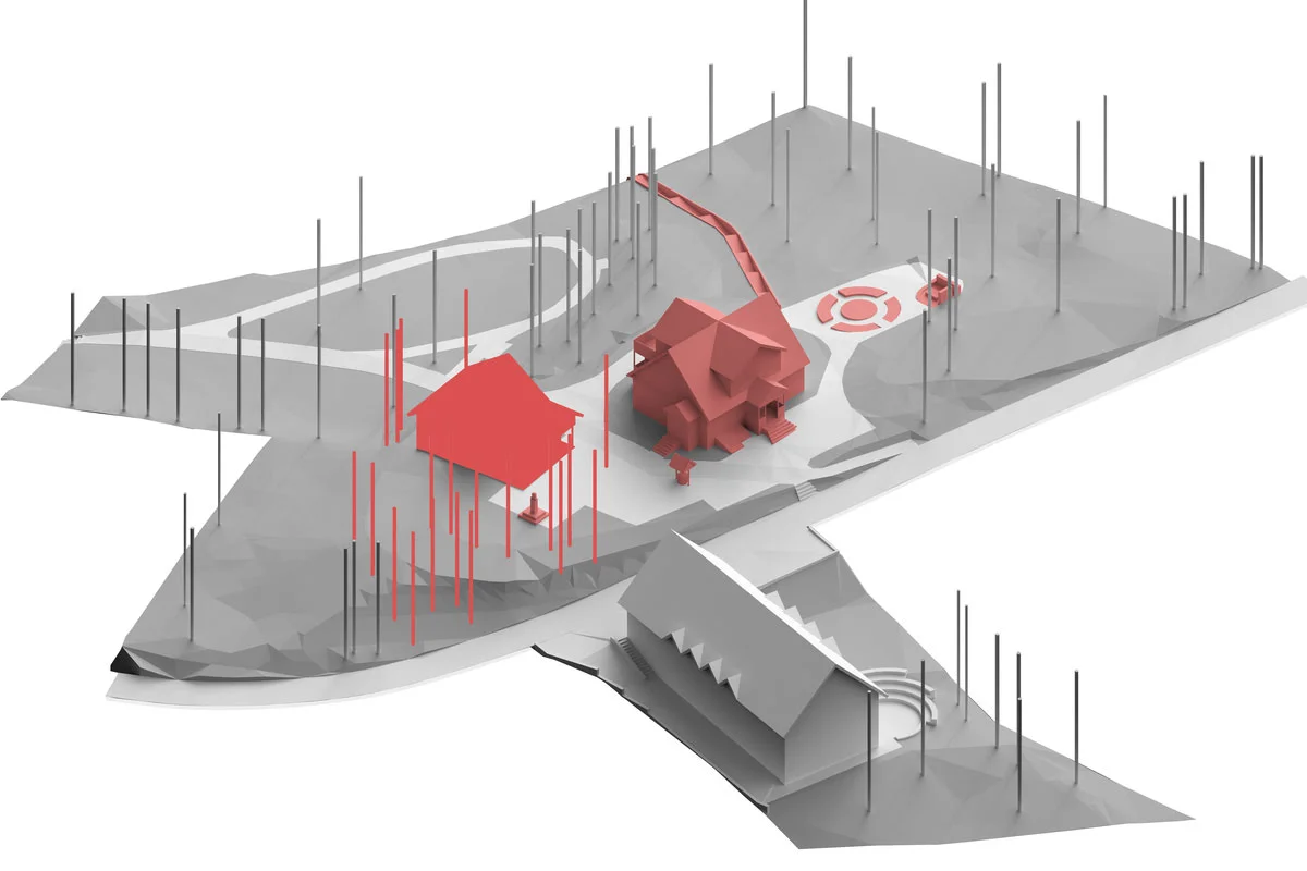 architecture project Museum diagram