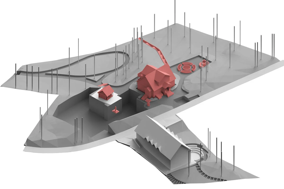 KAS creative architecture studio project A Baranauskas A Žukauskas Vienuolis Museum diagram