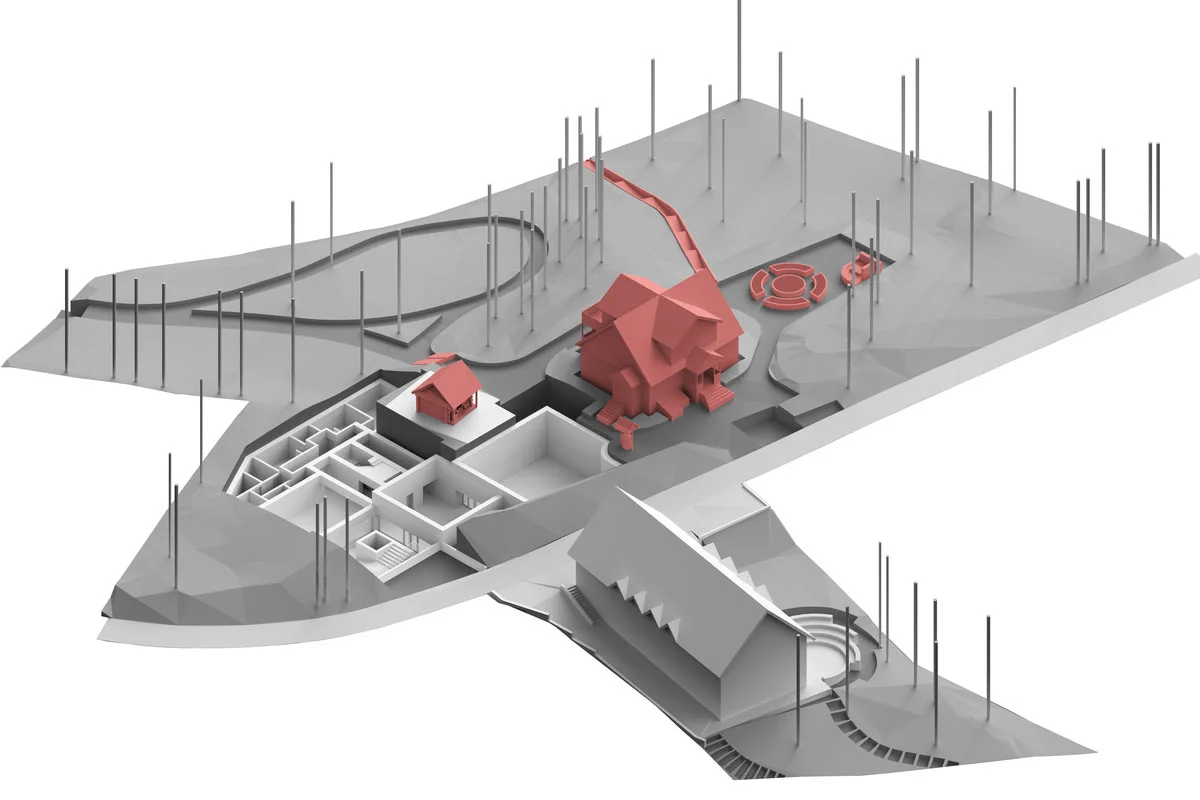 KAS creative architecture studio project A Baranauskas A Žukauskas Vienuolis Museum diagram