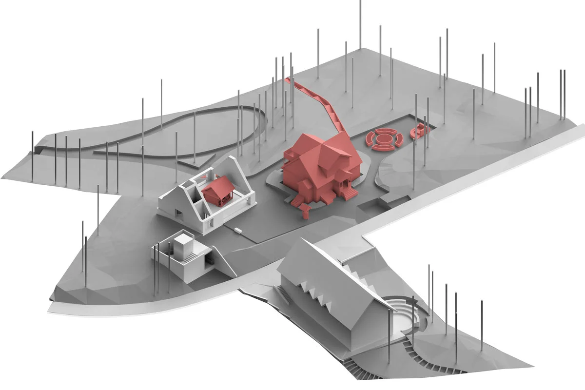 KAS creative architecture studio project A Baranauskas A Žukauskas Vienuolis Museum diagram