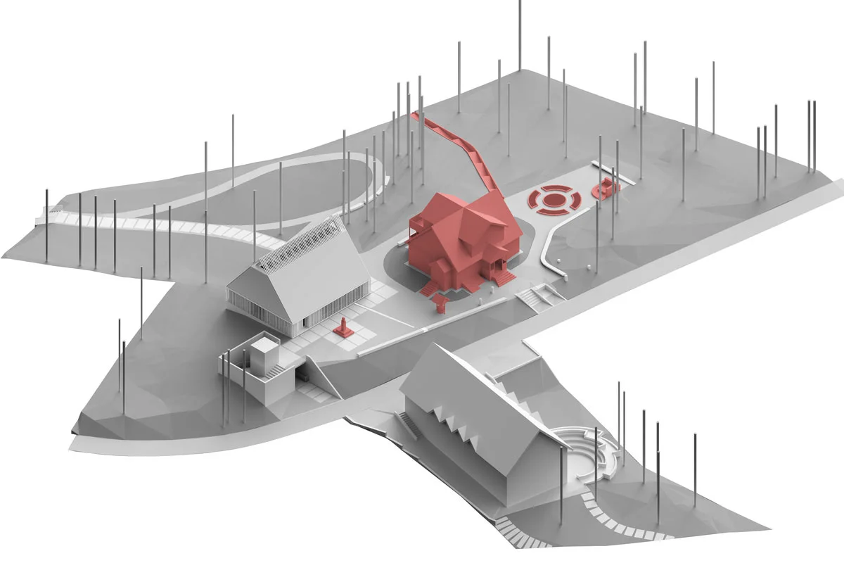 KAS creative architecture studio project Museum diagram