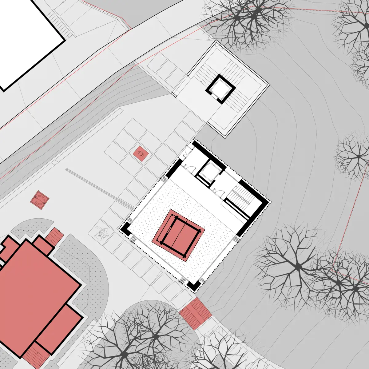 KAS creative architecture studio project A Baranauskas A Žukauskas Vienuolis Museum ground floor plan