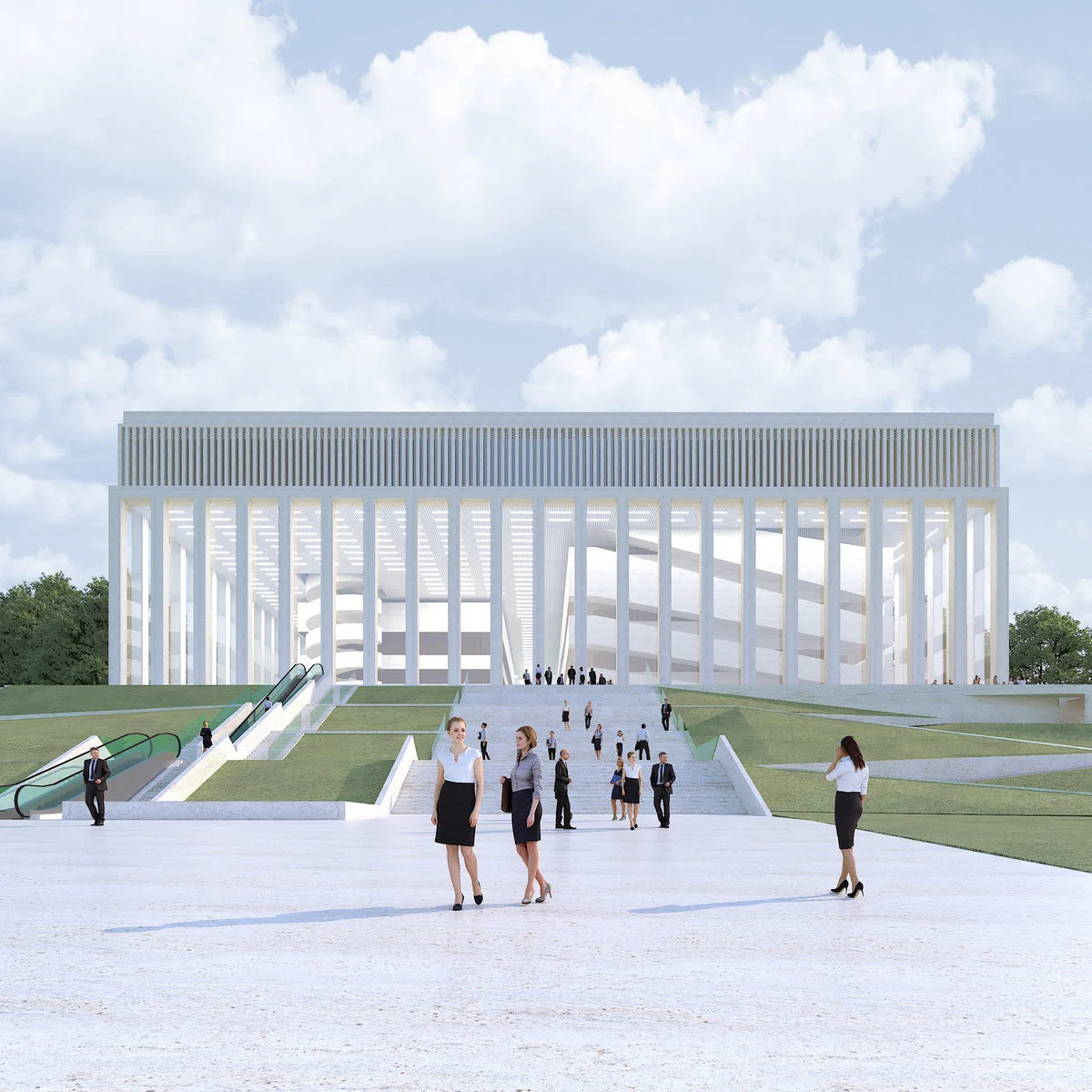 KAS creative architecture studio project national concert hall visualization