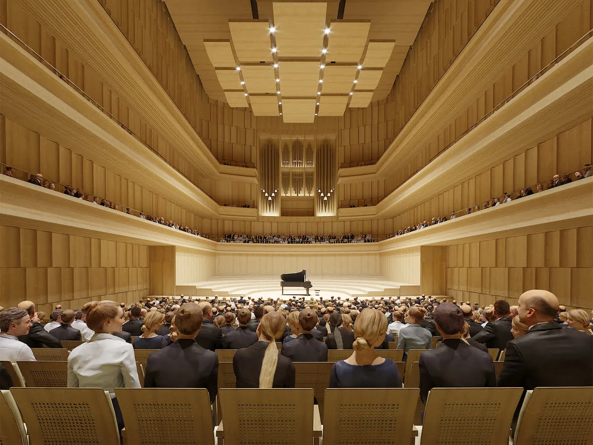 KAS creative architecture studio project national concert hall visualization