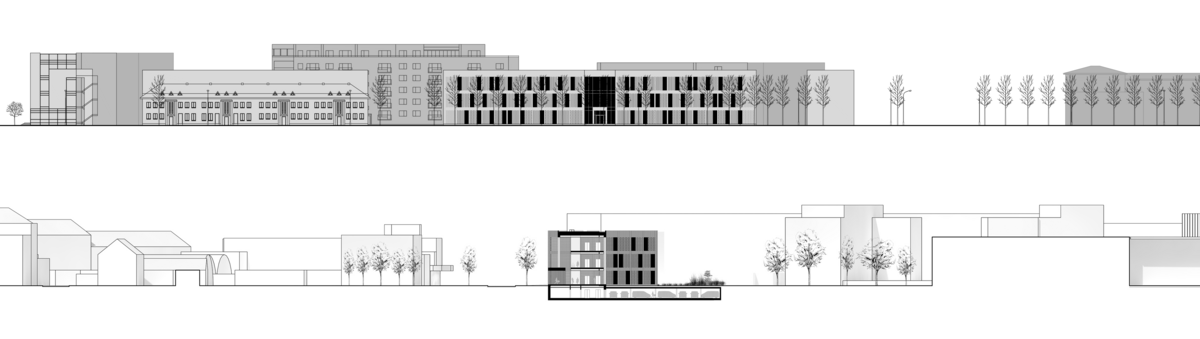 KAS creative architecture studio project health care center elevation