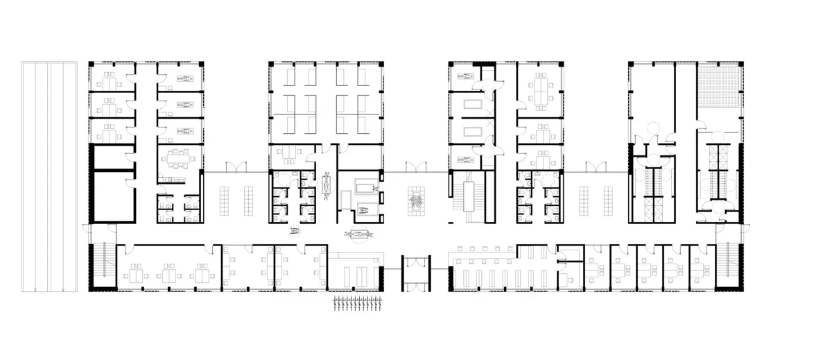 KAS creative architecture studio project health care center 1 floor plan