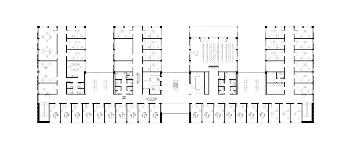 KAS creative architecture studio project health care center 3 floor plan