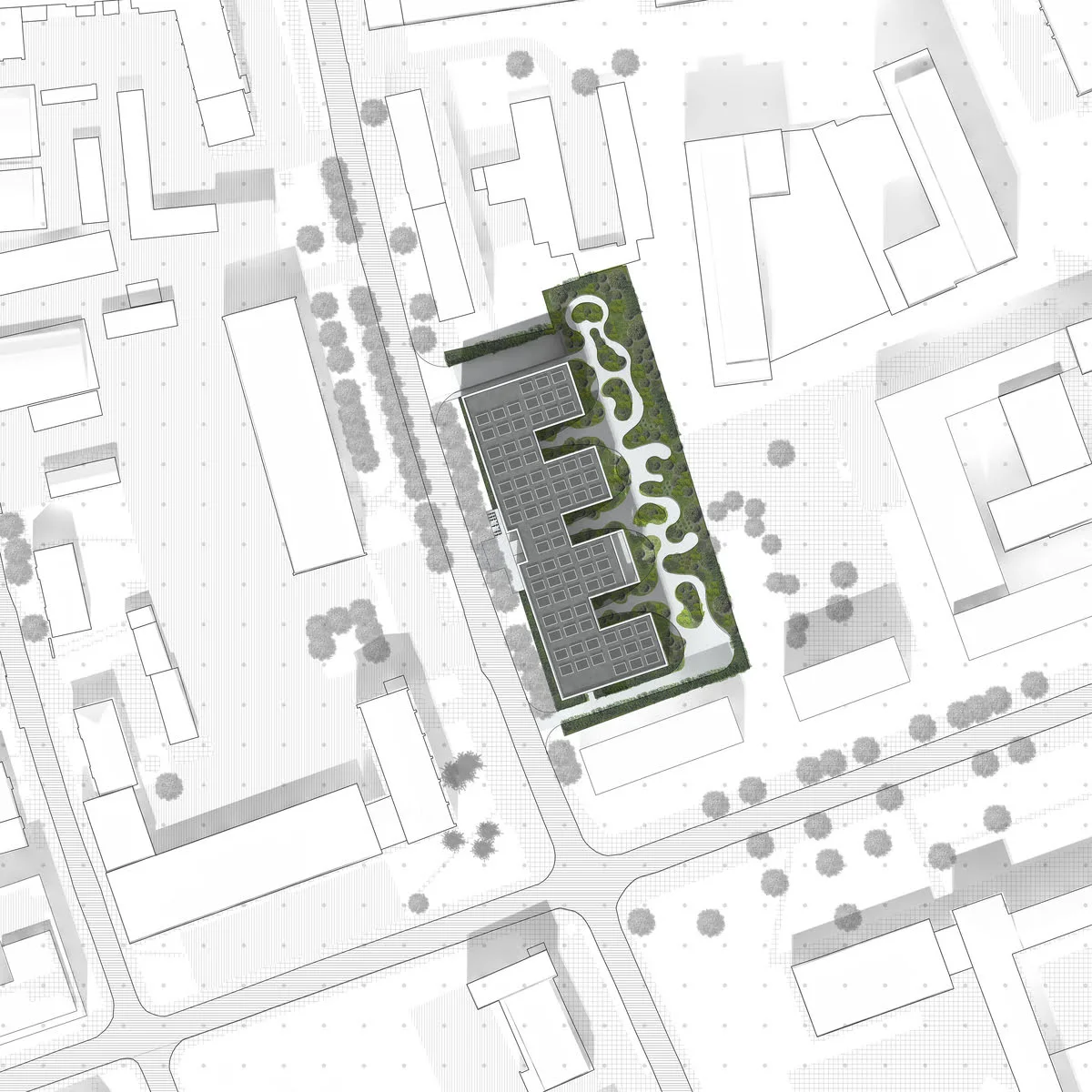 KAS creative architecture studio project health care center site plan