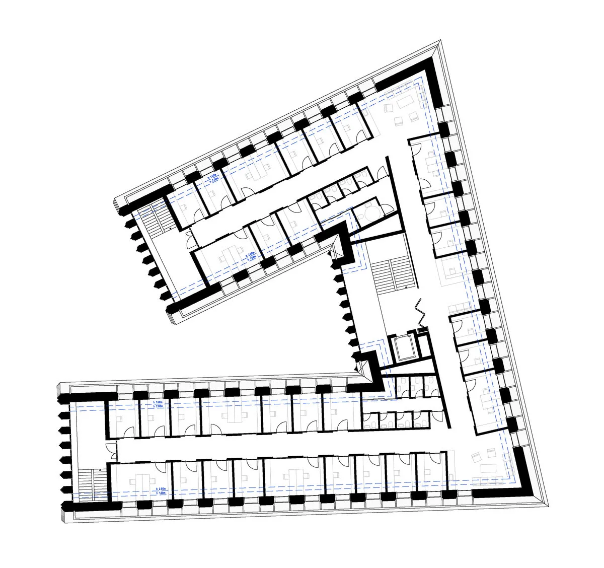 KAS - Municipal administration building and public space in the Old Town of Kaunas – 3 floor plan