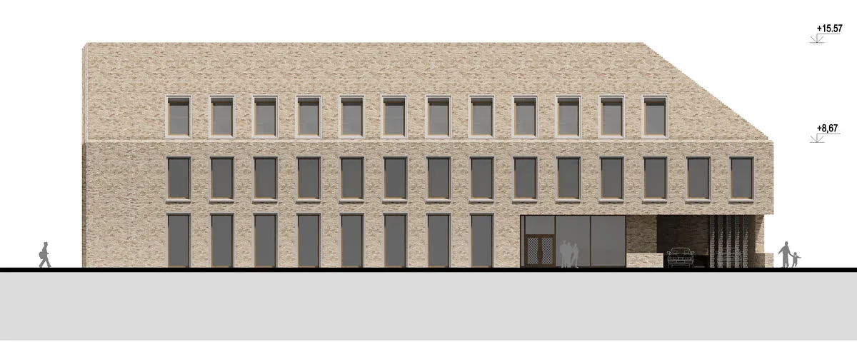 KAS - Municipal administration building and public space in the Old Town of Kaunas – facade 1