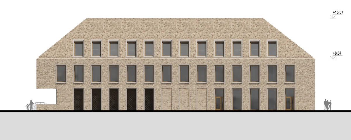 KAS - Municipal administration building and public space in the Old Town of Kaunas – facade 2