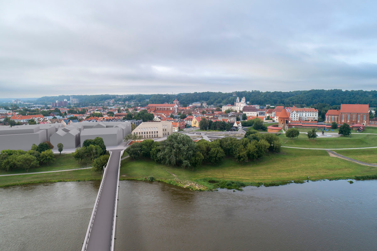 KAS - Municipal administration building and public space in the Old Town of Kaunas – visualization 3